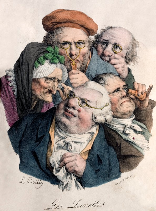 Espectáculos (cor litho) de Louis Leopold (after) Boilly
