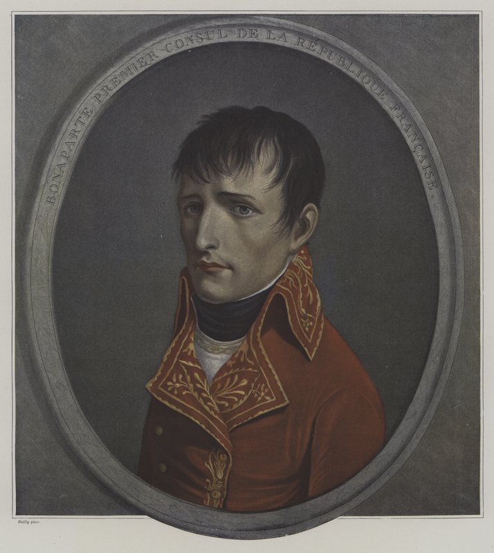 Napoeon Bonaparte, primeiro cônsul da República Francesa de Louis Leopold after Boilly