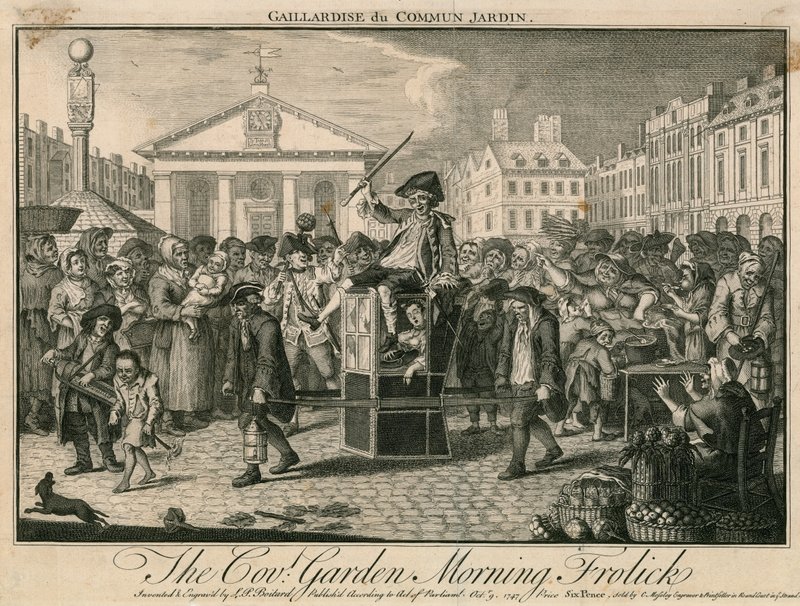 A manhã do Covent Garden de Louis Philippe Boitard