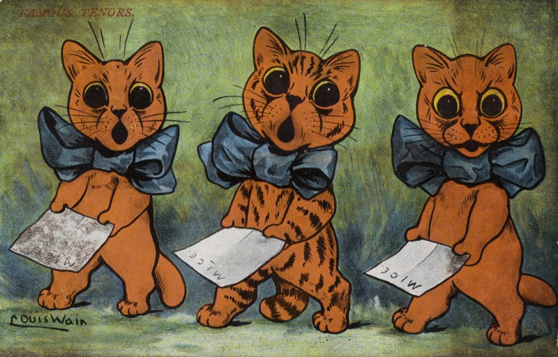 Famosos Tenores de Louis Wain