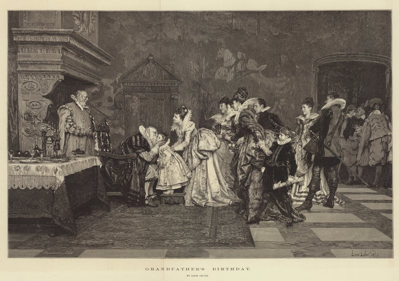 Aniversário dos avôs de Alexandre Louis Leloir