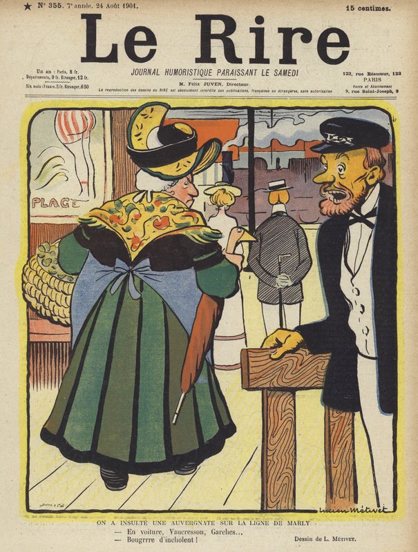 Ilustração para o riso de Lucien Metivet