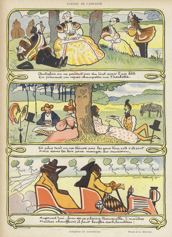 Ilustração para o riso de Lucien Metivet