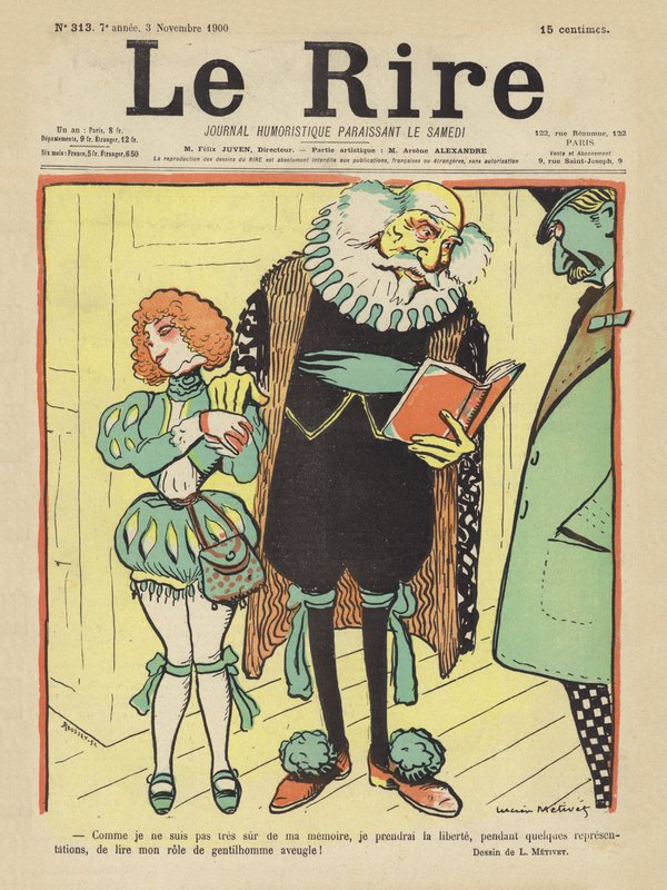 Ilustração para o riso de Lucien Metivet