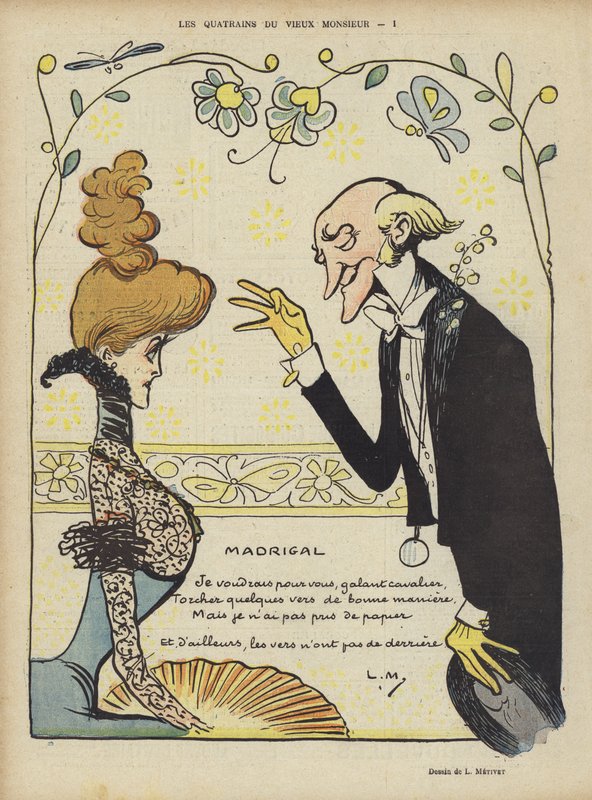 Ilustração para o riso de Lucien Metivet