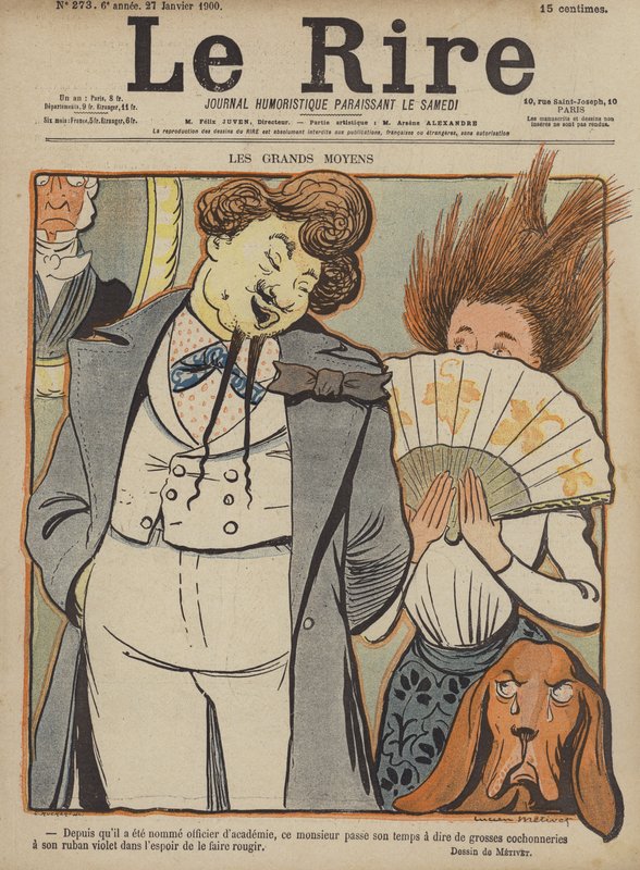 Ilustração para o riso de Lucien Metivet