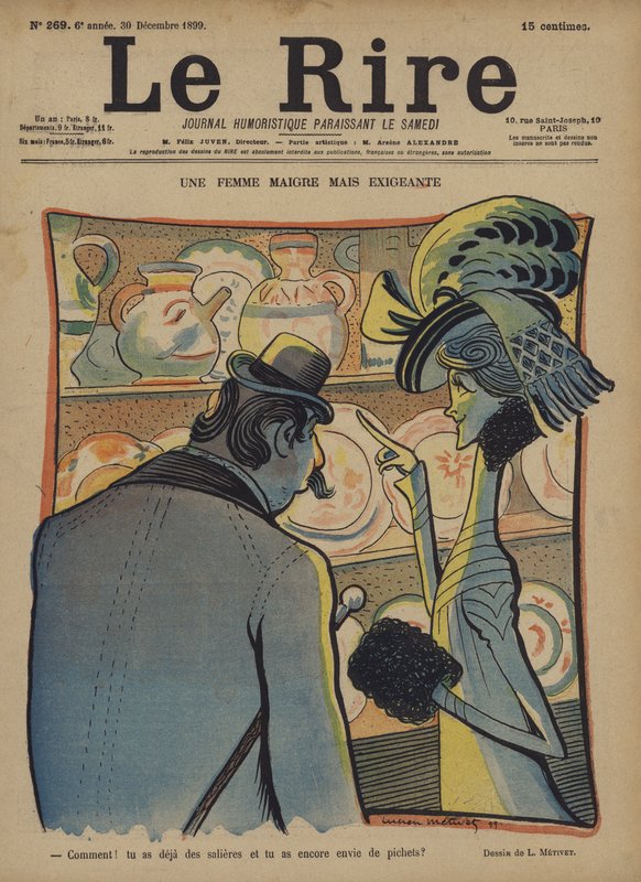 Ilustração para o riso de Lucien Metivet