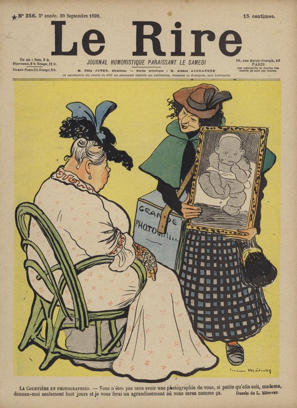 Ilustração para o riso de Lucien Metivet