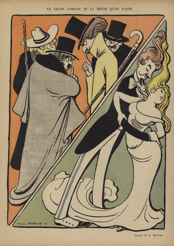 Ilustração para o riso de Lucien Metivet