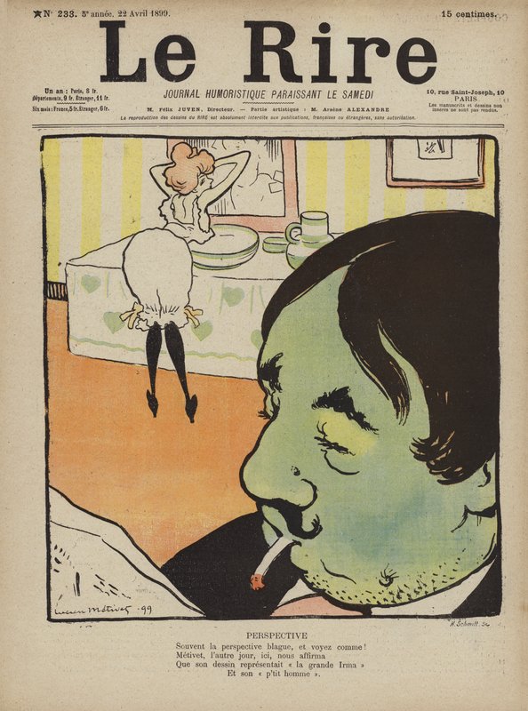Ilustração para o riso de Lucien Metivet