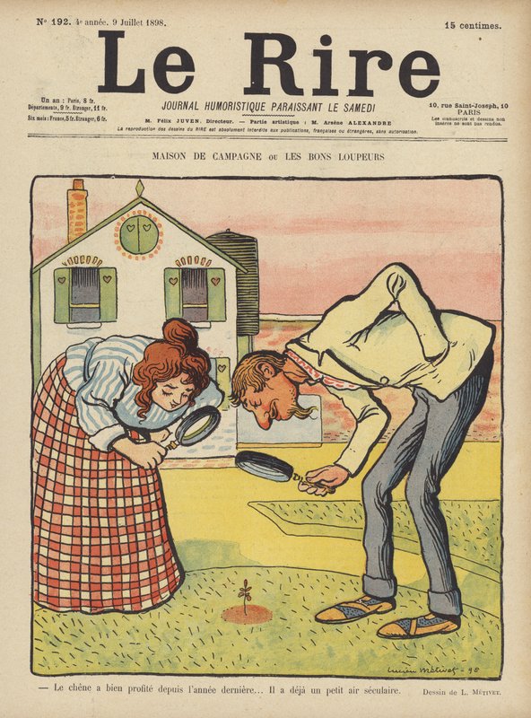 Ilustração para o riso de Lucien Metivet