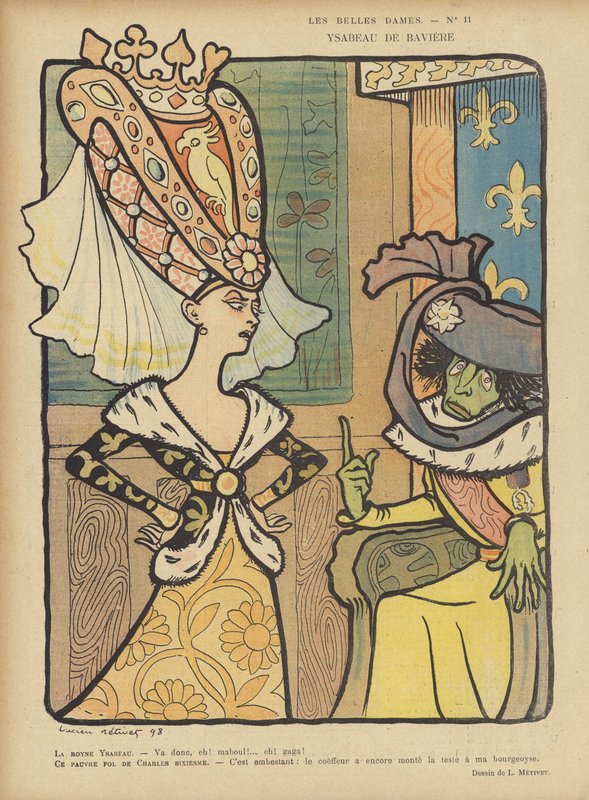 Ilustração para o riso de Lucien Metivet