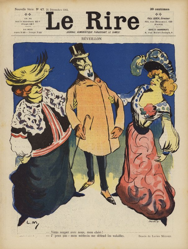 Ilustração para o riso de Lucien Metivet