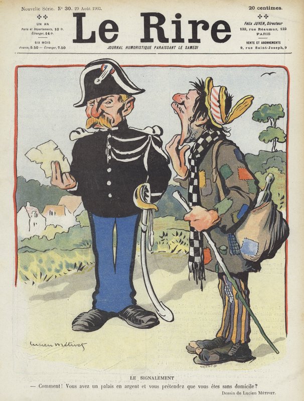 Ilustração para o riso de Lucien Metivet