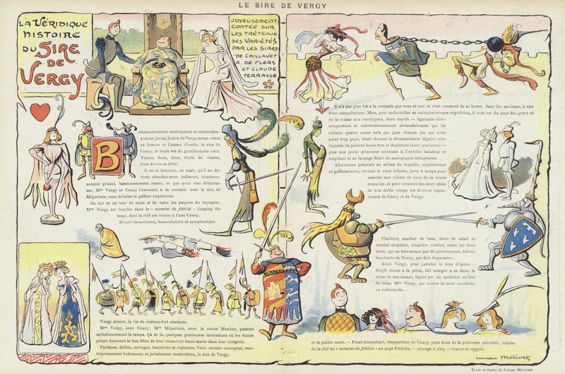 Ilustração para o riso de Lucien Metivet