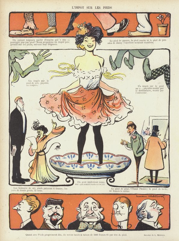 Ilustração para o riso de Lucien Metivet