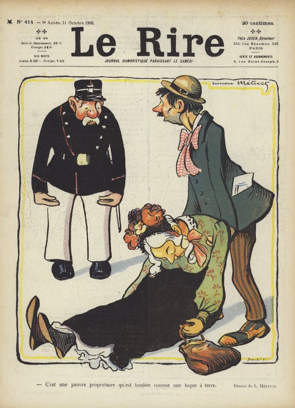 Ilustração para o riso de Lucien Metivet