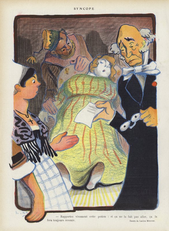 Ilustração para o riso de Lucien Metivet