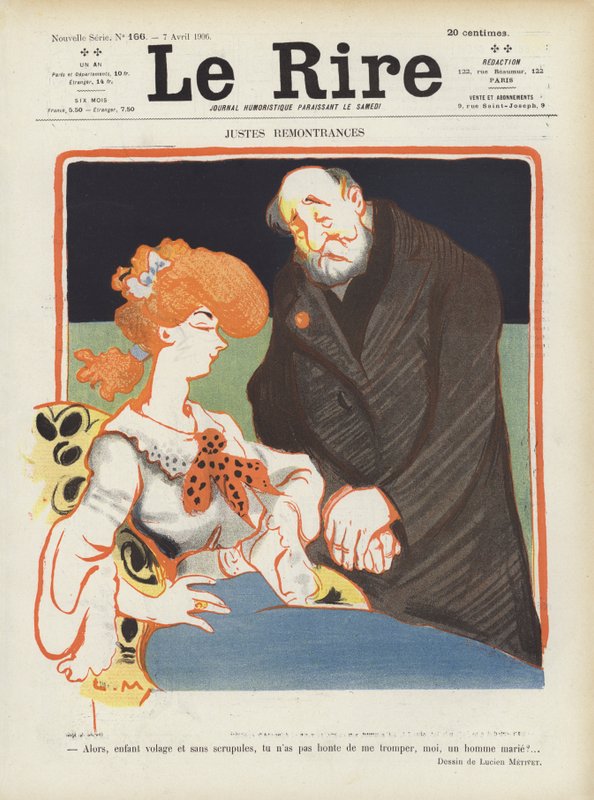 Ilustração para o riso de Lucien Metivet