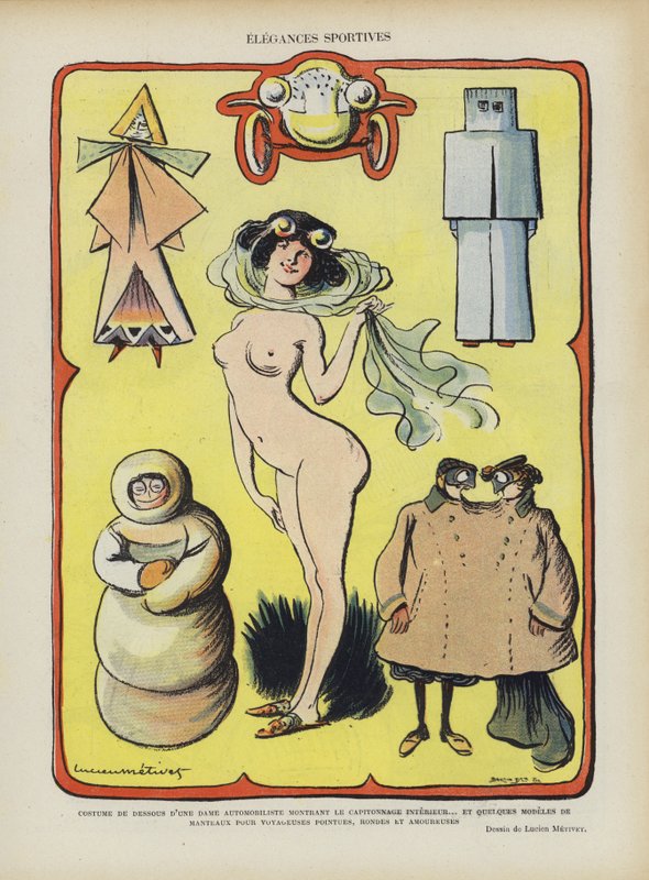 Ilustração para o riso de Lucien Metivet