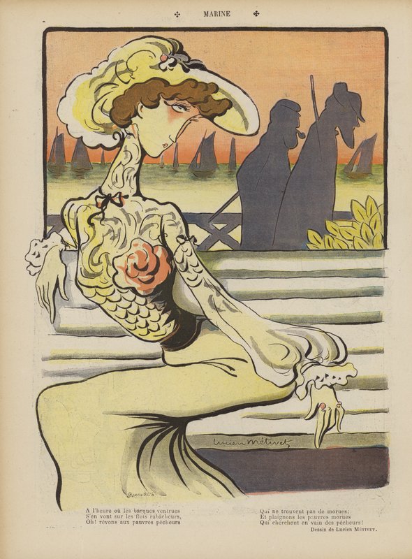 Ilustração para o riso de Lucien Metivet