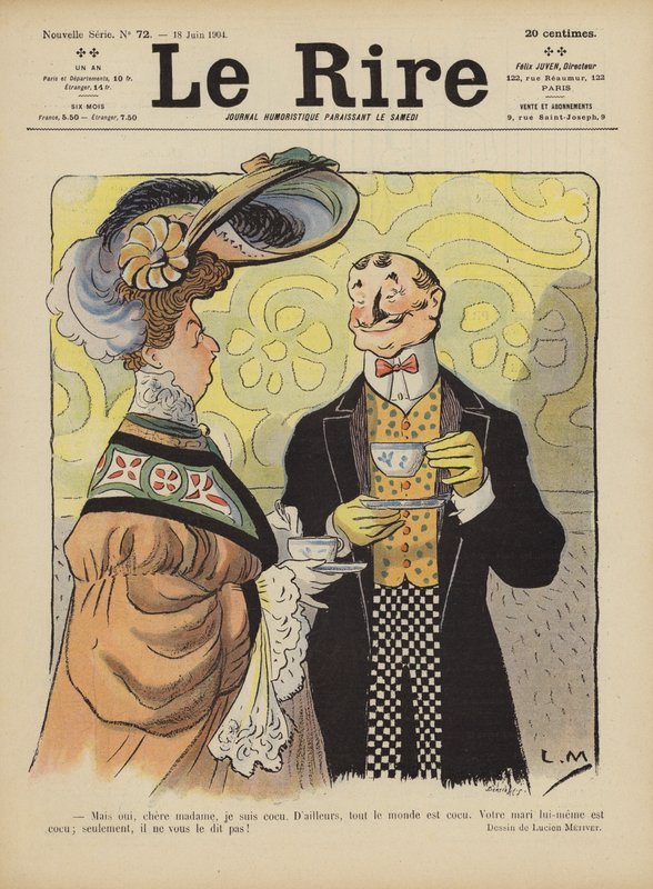 Ilustração para o riso de Lucien Metivet
