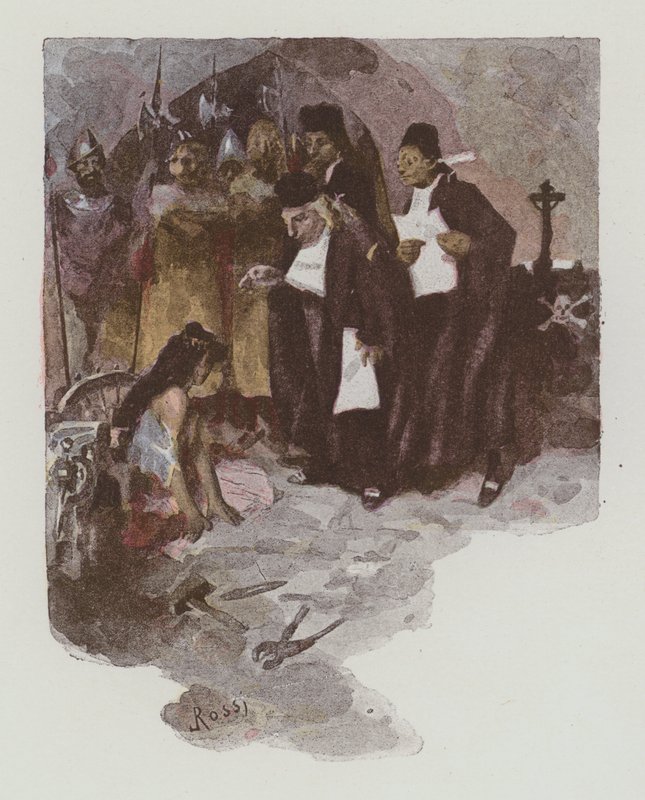 Ilustração para Notre-Dame De Paris por Victor Hugo de Lucius Rossi