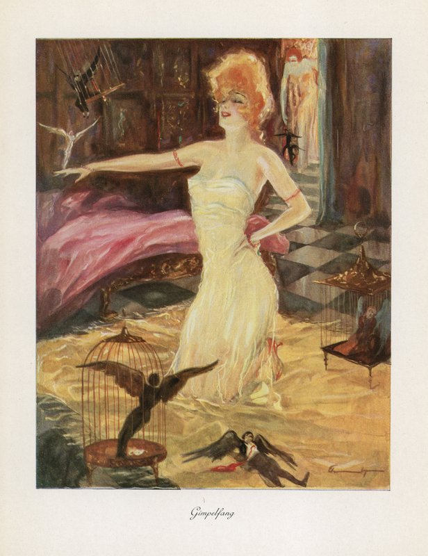 Gimpelfang (lito colorido) de Ludwig Lutz Ehrenberger
