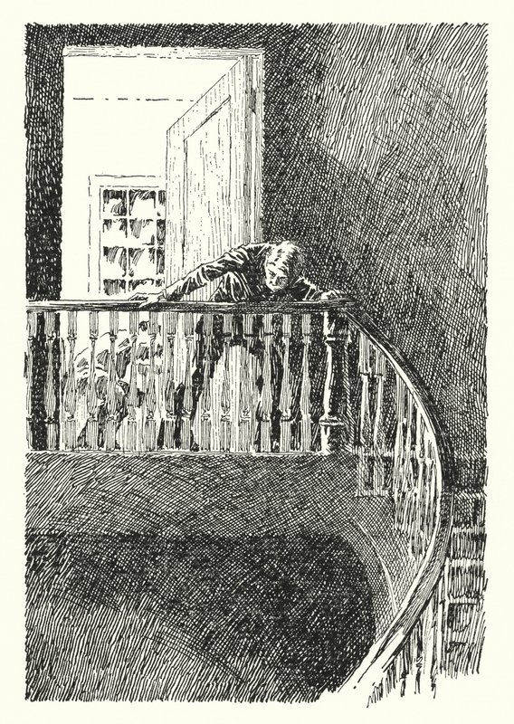 Ilustração para O quadro de Dorian Gray de Oscar Wilde (litho) de Lui Trugo