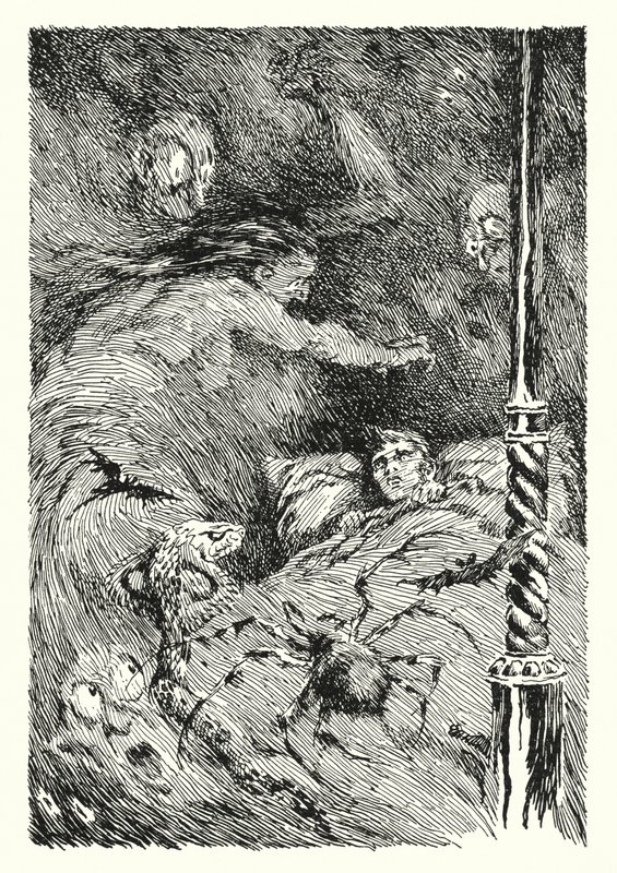 Ilustração para O quadro de Dorian Gray de Oscar Wilde (litho) de Lui Trugo
