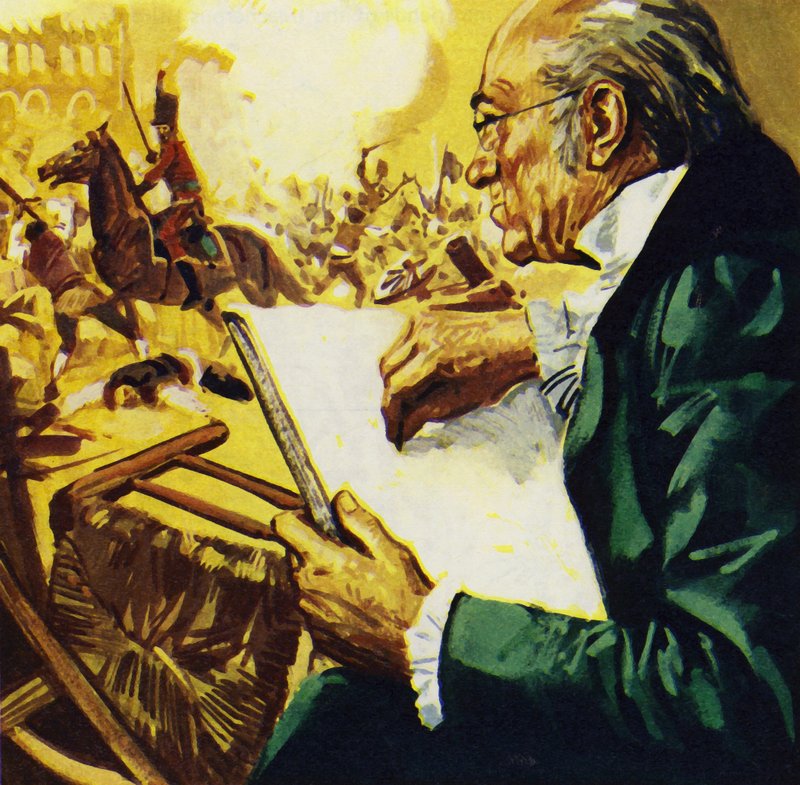 Em 1808, os madrilenos insurgiram-se contra os franceses e Goya registou a sua luta (litografia a cores) de Luis Arcas Brauner