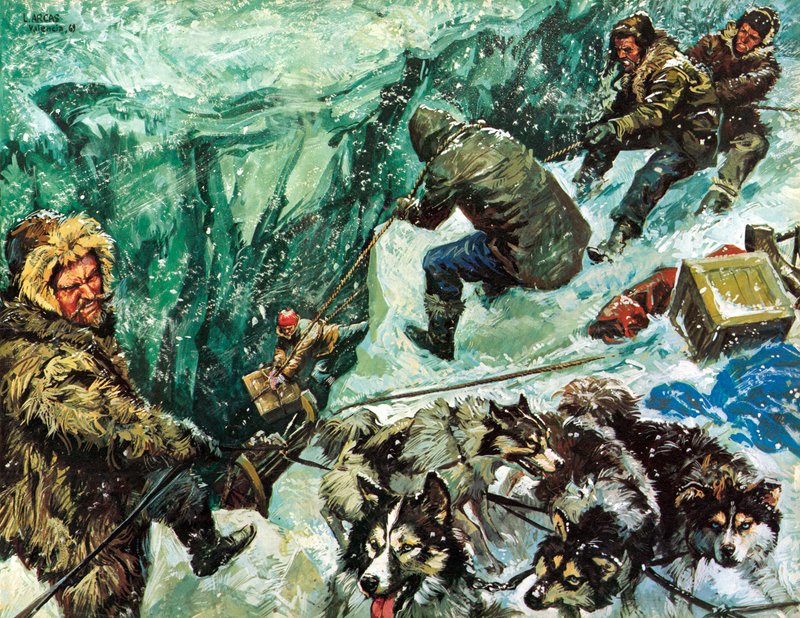 A viagem de Roald Amundsen ao Pólo Sul de Luis Arcas Brauner