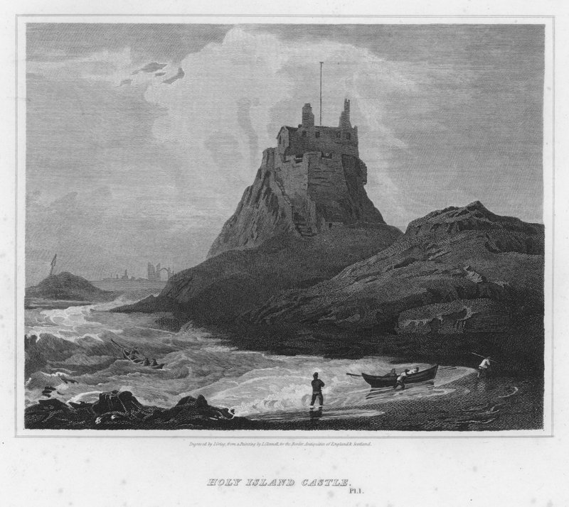 Castelo da Ilha Santa (gravura) de Luke (after) Clennell