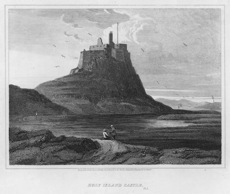 Castelo da Ilha Santa (gravura) de Luke (after) Clennell