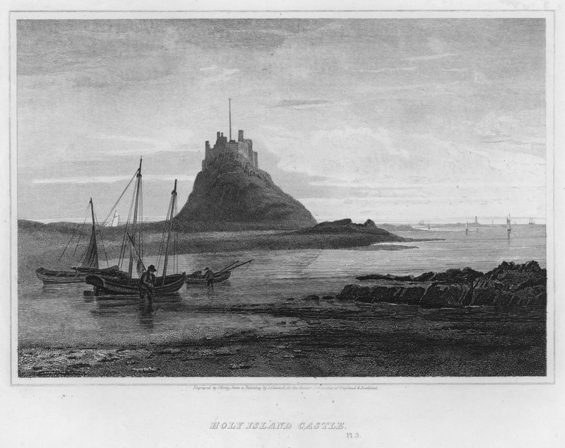 Castelo da Ilha Santa (gravura) de Luke (after) Clennell