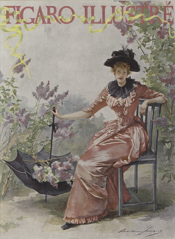 Capa do Le Figaro Illustre, maio de 1891 de Madeleine Lemaire