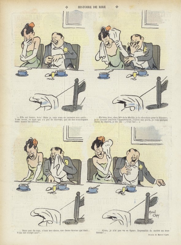 Ilustração para o riso de Marcel Amable O.L. Capy