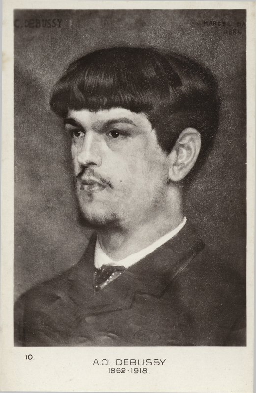 Claude Debussy, compositor francês (1862-1918) de Marcel Andre Baschet