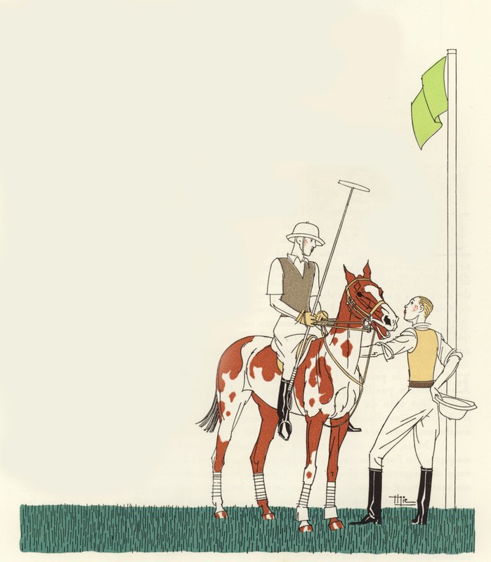 Polo (litografia a cores) de Marcel Jacques Hemjik