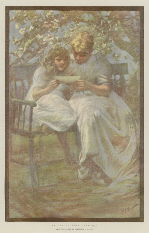 Uma carta da vovó (chromolitho) de Marcella M. Walker