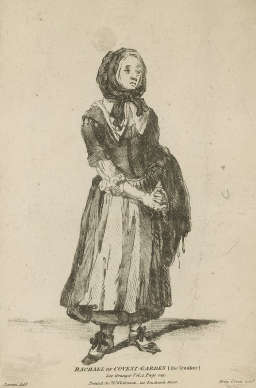 Rachael de Covent Garden, o Quaker de Marcellus the Younger Laroon