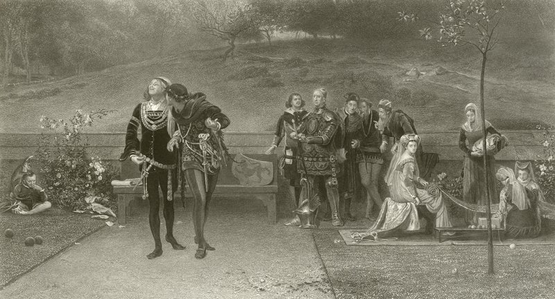 Edward II e Piers Gaveston de Marcus Stone