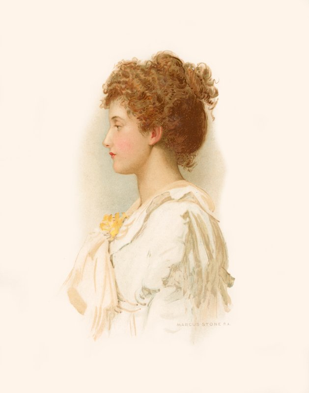 Adeline de Tennyson de Marcus Stone