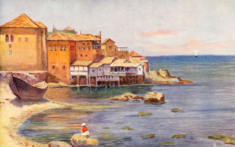 Em Beyrout (litografia a cores) de Margaret Thomas