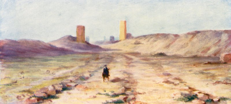 Entrada de Palmira (litografia a cores) de Margaret Thomas