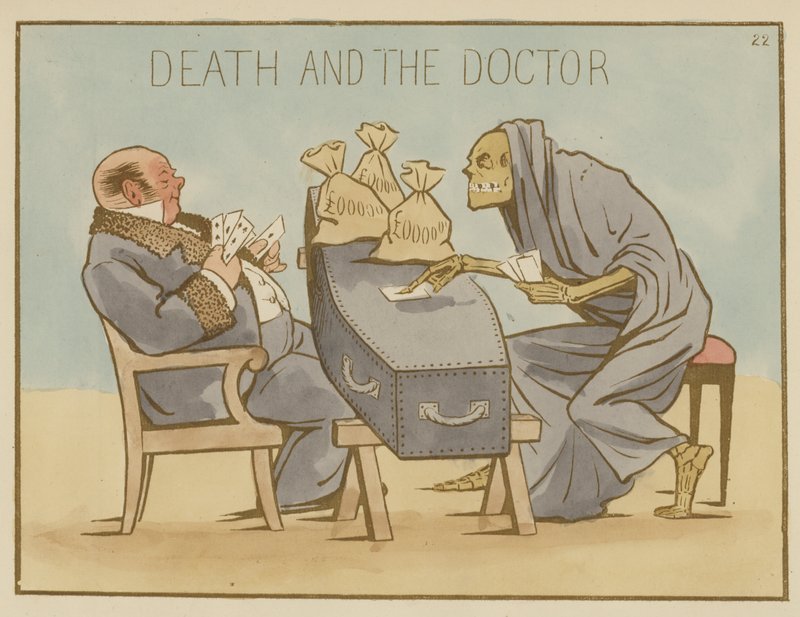 Morte e o médico de Martin Cynicus Anderson