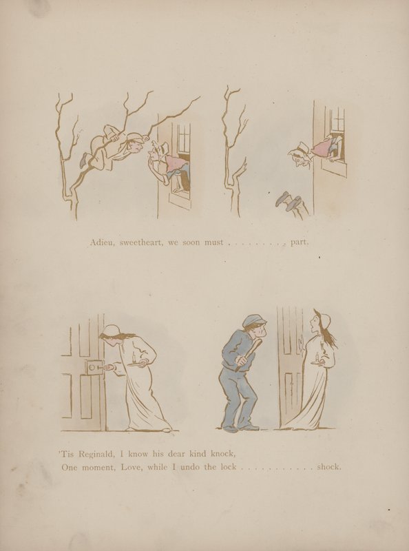 Página dos Humores de Cynicus (gravura colorida) de Martin  Anderson