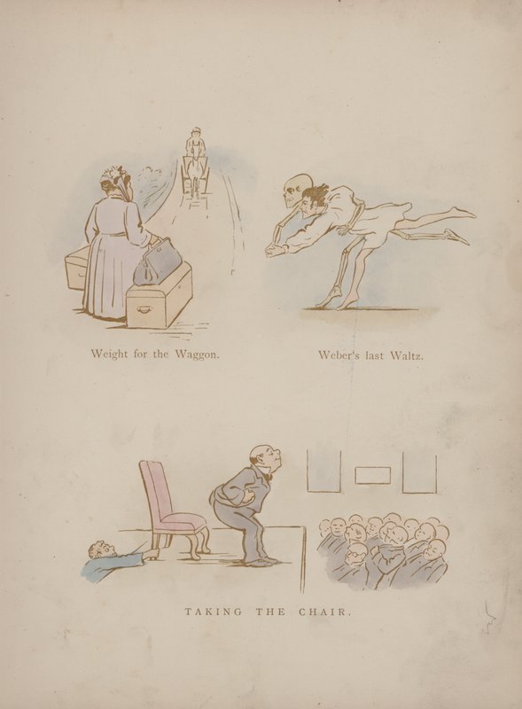 Página dos Humores de Cynicus (gravura colorida) de Martin  Anderson