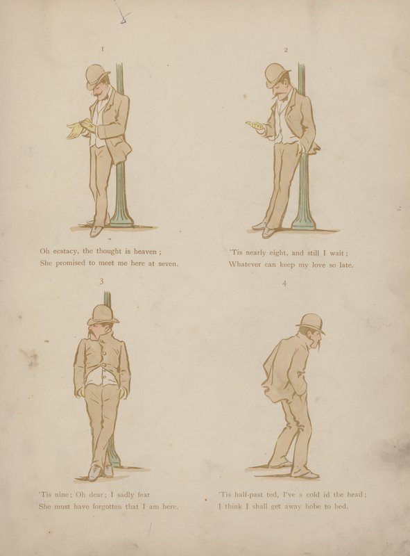 Página dos Humores de Cynicus (gravura colorida) de Martin  Anderson