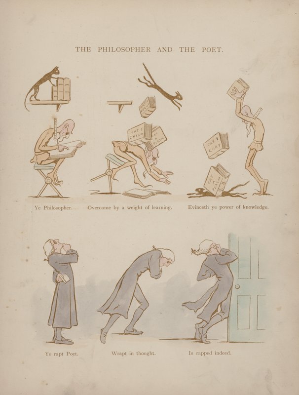 Página dos Humores de Cynicus (gravura colorida) de Martin  Anderson